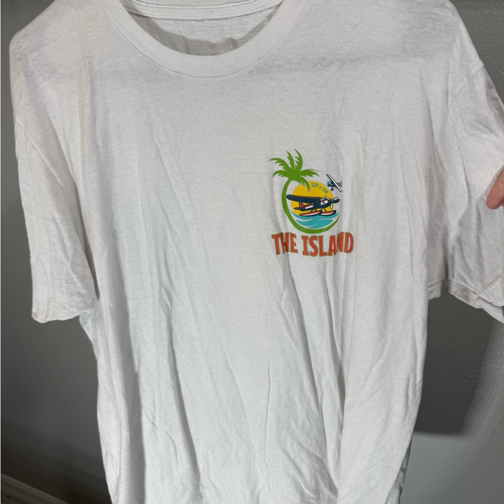 The Island White Short Sleeve Tee